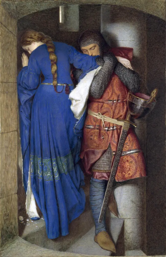 meeting on the turret stairs romance in art history